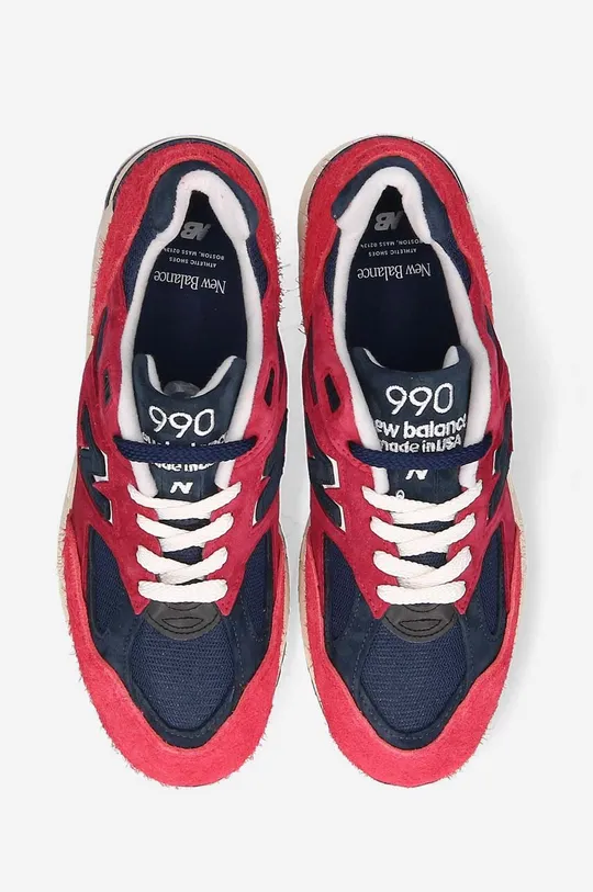 czerwony New Balance sneakersy M990AD2