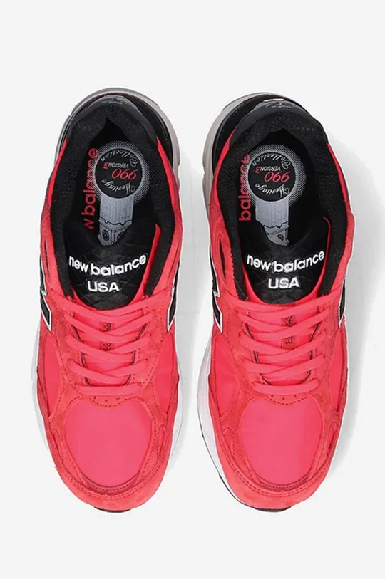 červená Sneakers boty New Balance M990PL3