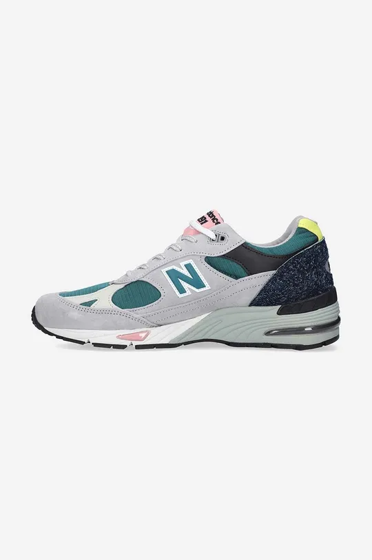 New Balance sneakers M991PSG  Uppers: Synthetic material, Textile material, Natural leather Inside: Textile material Outsole: Synthetic material