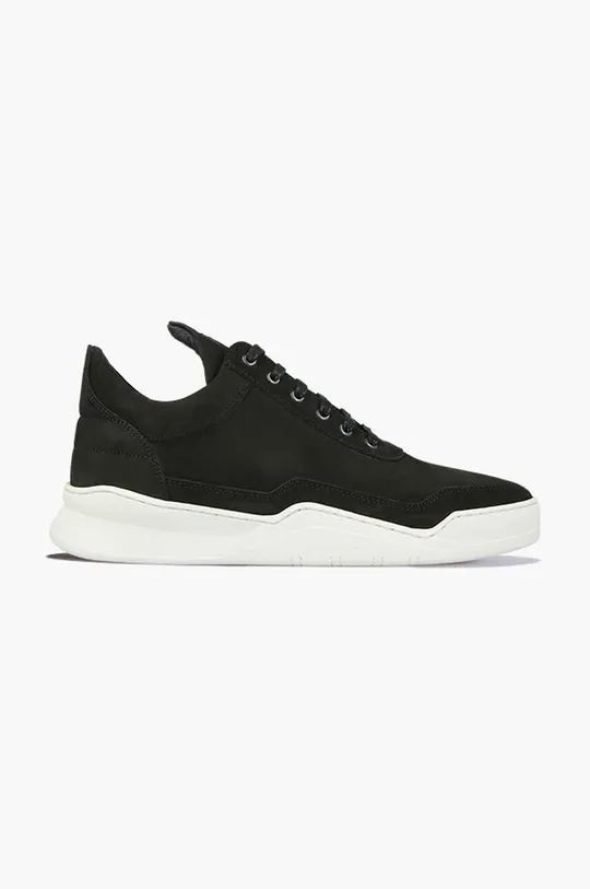 negru Filling Pieces sneakers din piele întoarsă Low top Ghost De bărbați