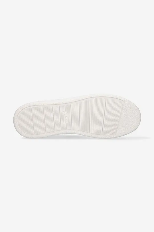 Kožené sneakers boty A.P.C. Plain PUAAW-M56112 WHITE bílá