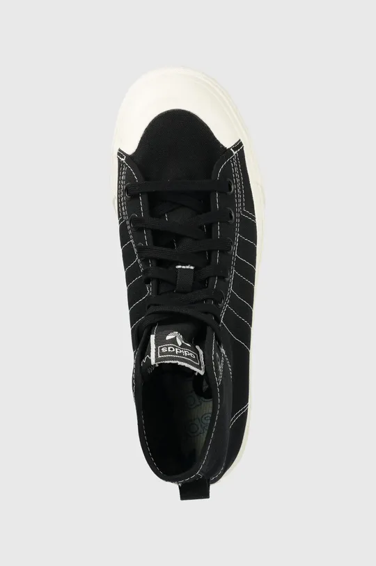 μαύρο Πάνινα παπούτσια adidas Originals Nizza