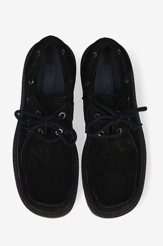 black Ader Error suede loafers Boat Shoes