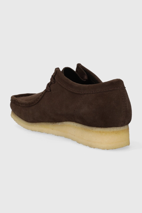 Semišové poltopánky Clarks Originals Wallabee  Zvršok: Semišová koža Vnútro: Syntetická látka, Prírodná koža Podrážka: Syntetická látka