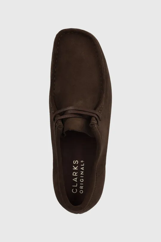 кафяв Половинки обувки от велур Clarks Originals Wallabee