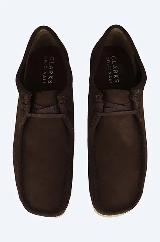 коричневий Замшеві туфлі Clarks