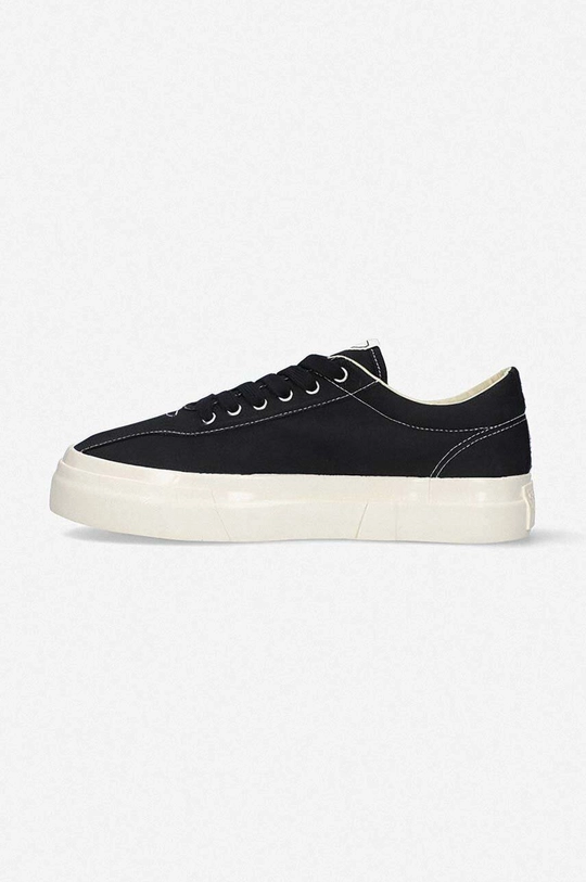 black Stepney Workers Club plimsolls Dellow Canvas