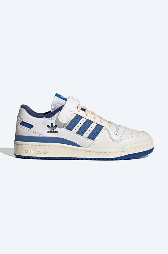 bílá Sneakers boty adidas Originals Forum 84 Low OG Blue Thread Pánský