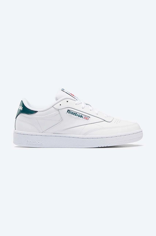 alb Reebok Classic sneakers din piele Club C 85 De bărbați