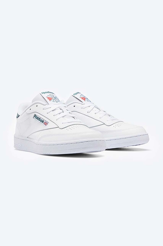 білий Шкіряні кросівки Reebok Classic Club C 85