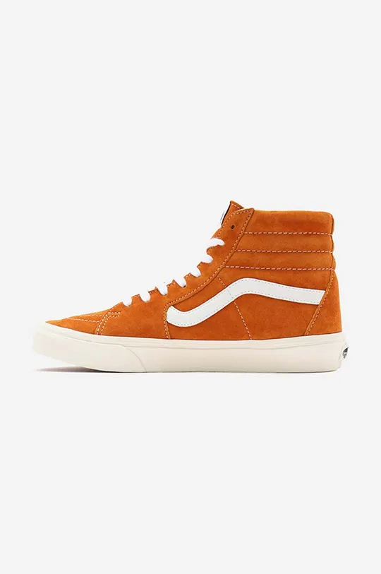 Vans leather trainers SK8-Hi  Uppers: Natural leather, Suede Inside: Textile material Outsole: Synthetic material