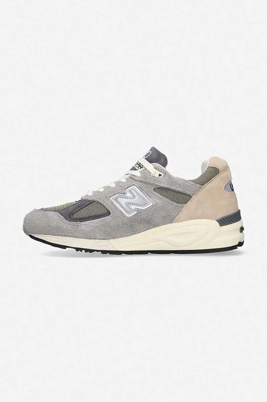 Sneakers boty New Balance M990TD2  Svršek: Umělá hmota, Textilní materiál, Semišová kůže Vnitřek: Textilní materiál Podrážka: Umělá hmota