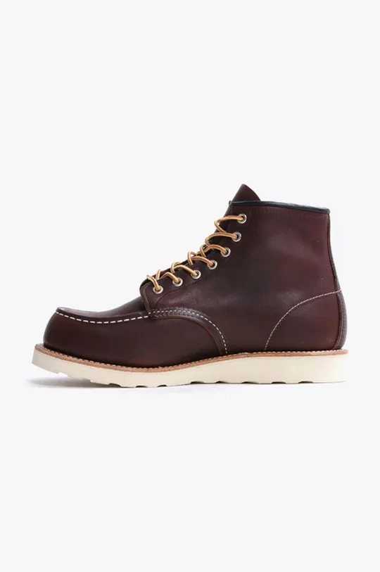 Red Wing leather shoes Moc Toe maroon