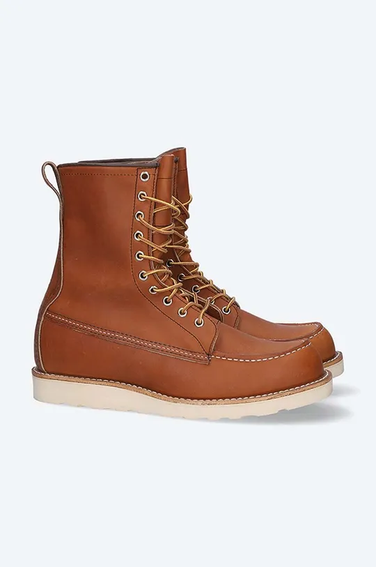 brown Red Wing leather shoes