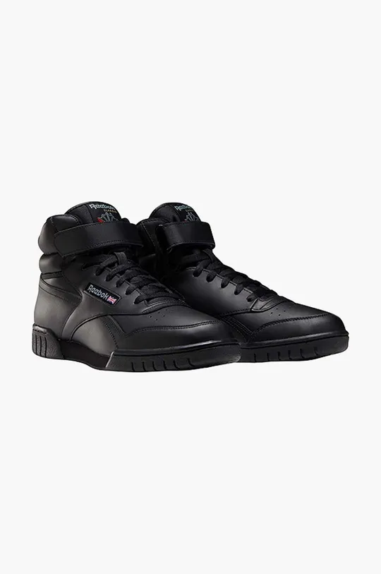 black Reebok Classic leather sneakers Ex-O-Fit Hi 3478