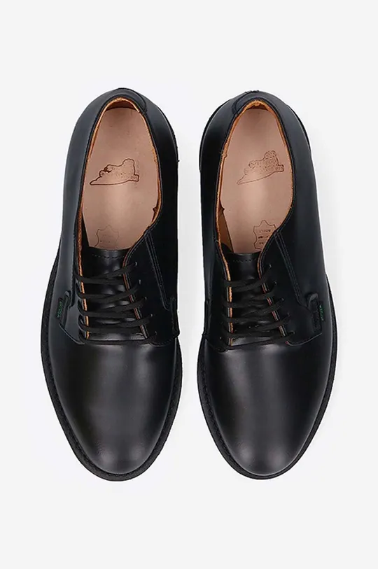 black Red Wing leather shoes