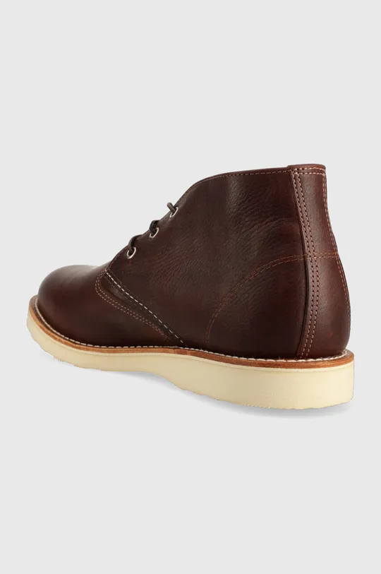 Red Wing leather shoes Chukka  Uppers: Natural leather Inside: Synthetic material, Textile material Outsole: Synthetic material