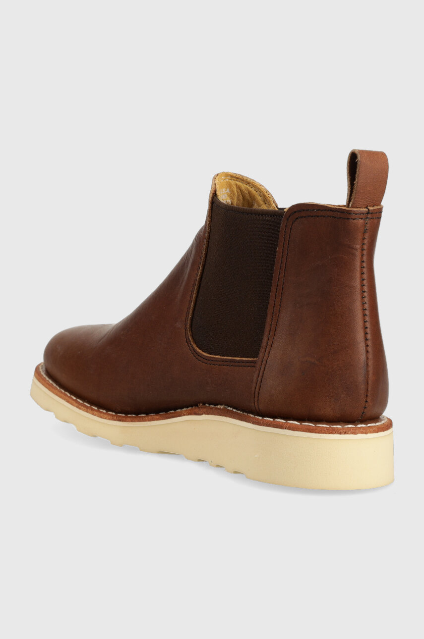 Red Wing leather chelsea boots men's brown color at PRM US