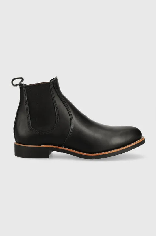 black Red Wing leather chelsea boots Men’s