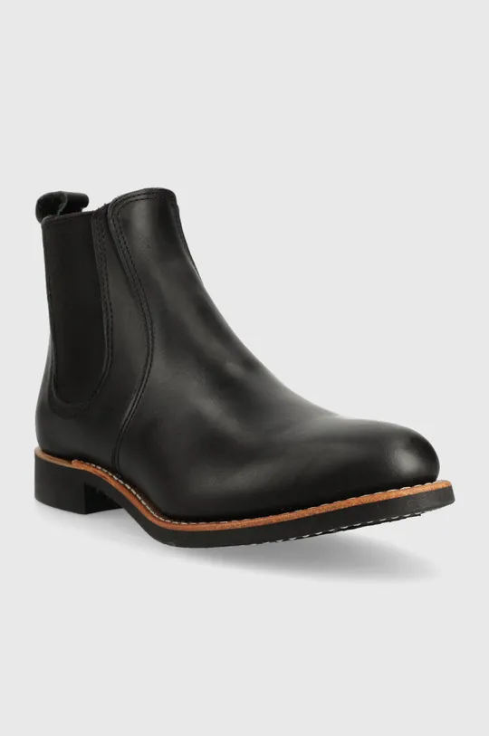Red Wing leather chelsea boots black