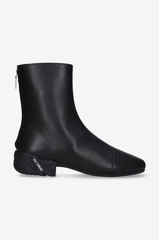 black Raf Simons leather chelsea boots Solaris Hight Men’s