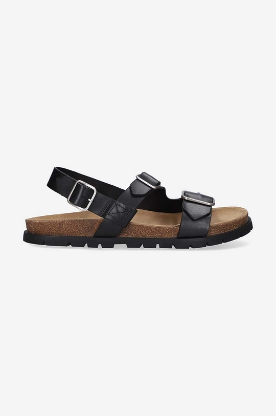 black A.P.C. leather sandals Men’s