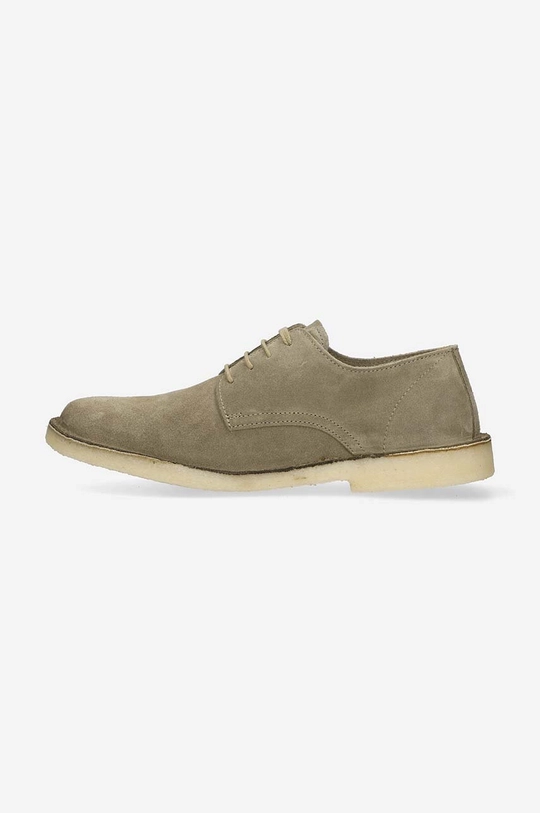 Semišové poltopánky Astorflex Derby Uomo COASTFLEX 001 DARK KHAKI