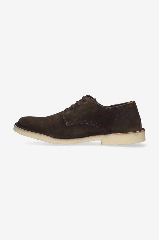 Semišové polobotky Astorflex Derby Uomo COASTFLEX 001 DARK KHAKI