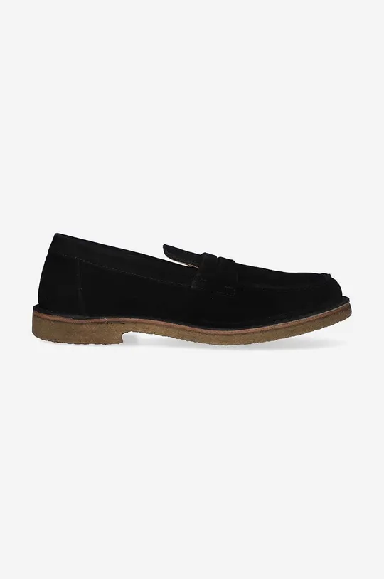 черен Половинки обувки от велур Astorflex Mocassino Uomo MOKAFLEX 001 WHISKEY Чоловічий
