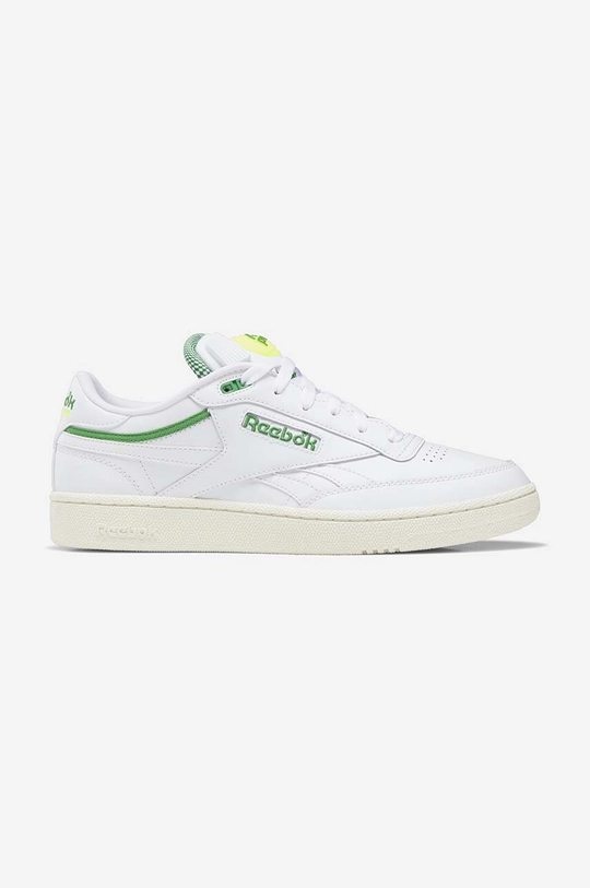 λευκό Δερμάτινα αθλητικά παπούτσια Reebok Club C 85 Pump Ανδρικά