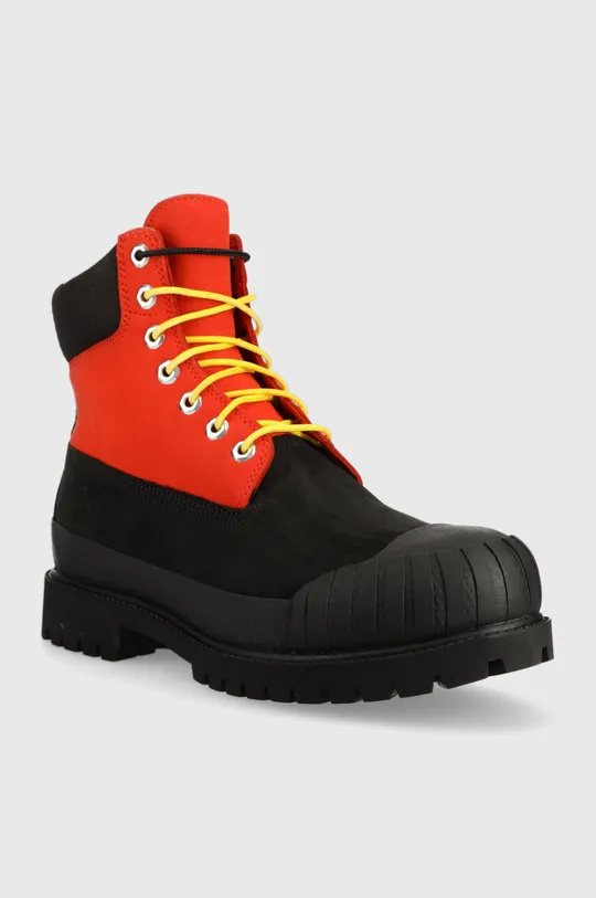 Кожени обувки Timberland WaterProof Boot A2KEC оранжев