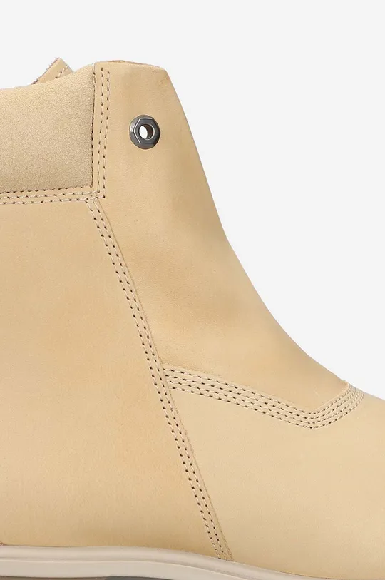 beige A-COLD-WALL* leather brogue boots