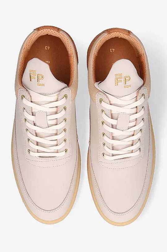 beige Filling Pieces leather sneakers Low Top Ripple Ceres