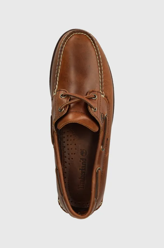 brown Timberland leather loafers A232X