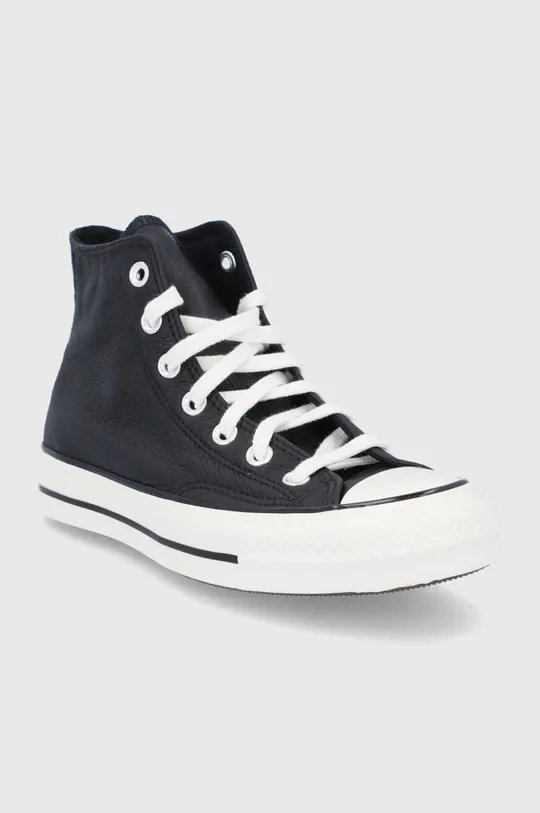 Kožené tenisky Converse čierna