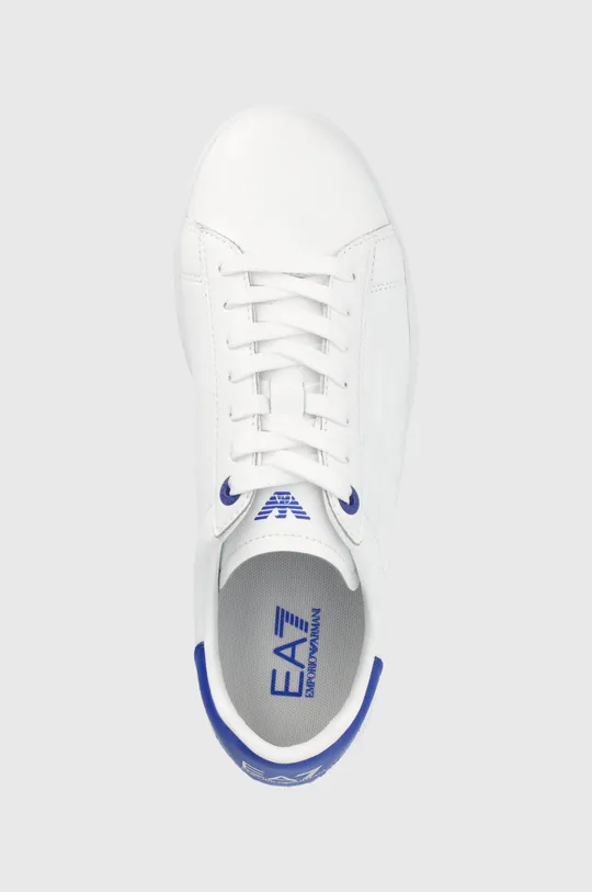 biela Kožená obuv EA7 Emporio Armani