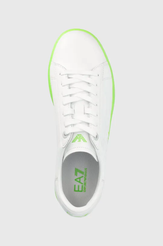 білий Шкіряні черевики EA7 Emporio Armani