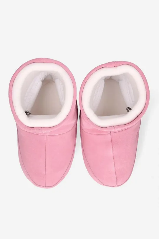 roz Moon Boot cizme de zăpadă din piele întoarsă Icon Low 14094000