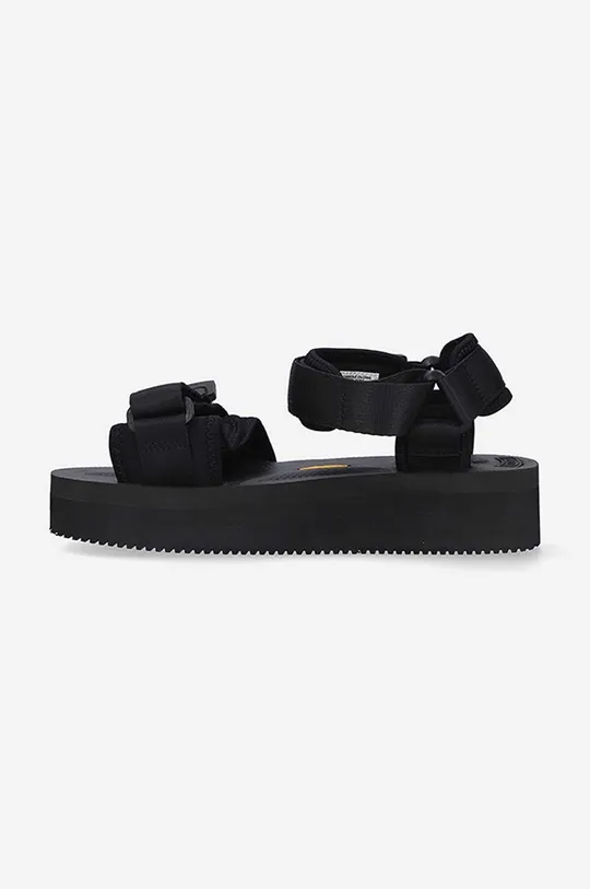Suicoke sandals CEL-VPO BLACK  Uppers: Textile material Inside: Textile material Outsole: Synthetic material