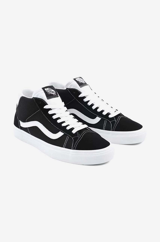 black Vans trainers Mid Skool 37