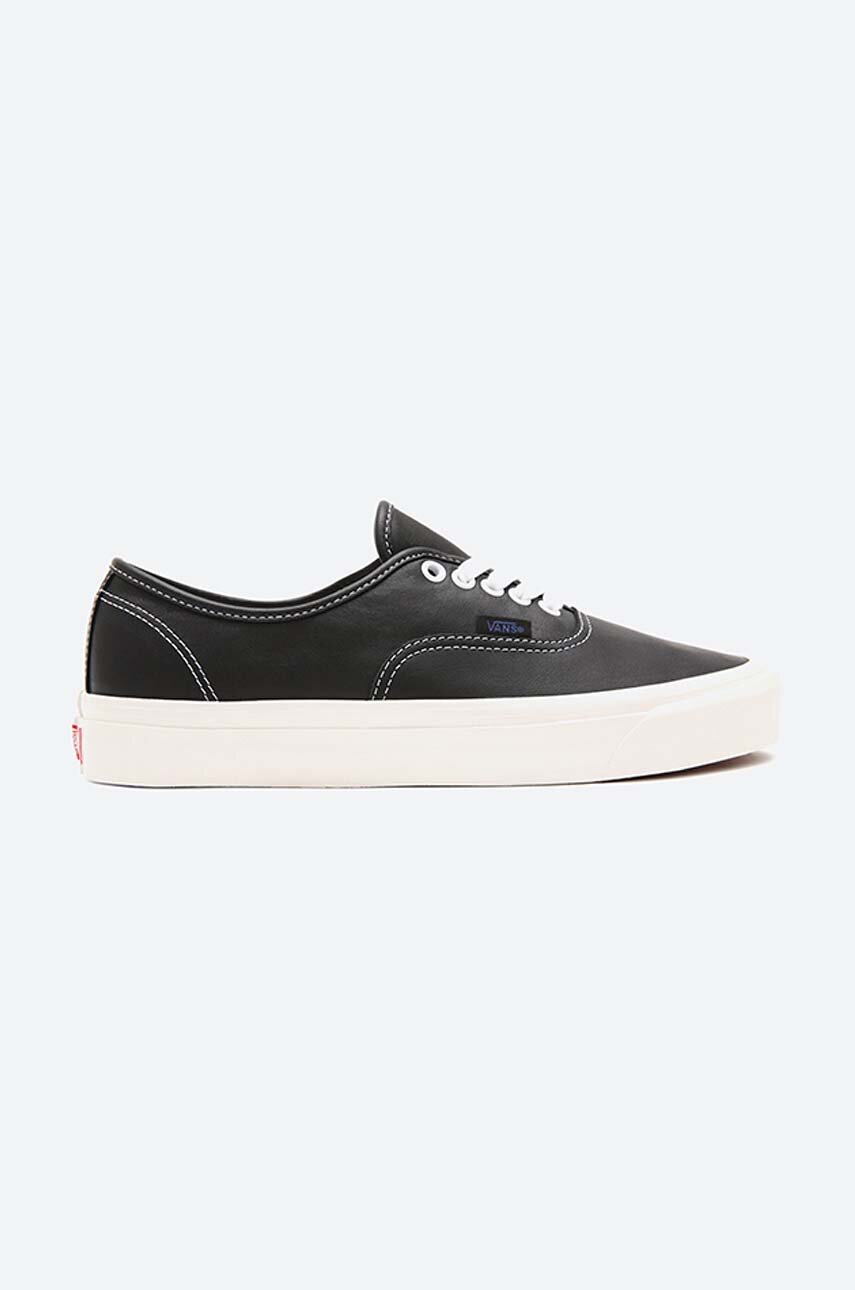 Vans leather plimsolls
