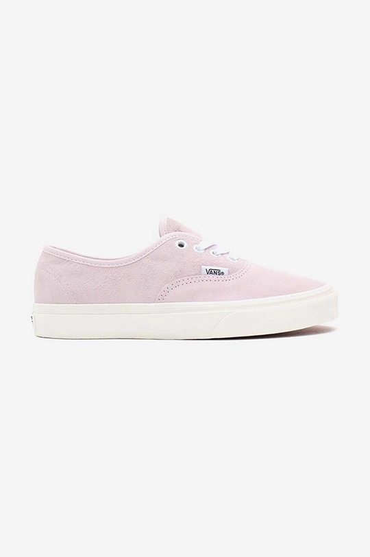 pink Vans suede plimsolls UA Authentic Unisex