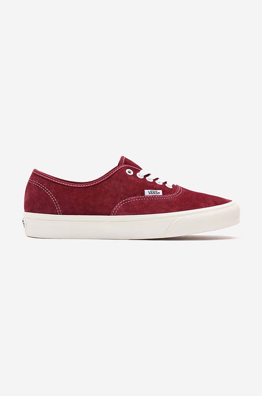 bordowy Vans tenisówki zamszowe UA Authentic Unisex