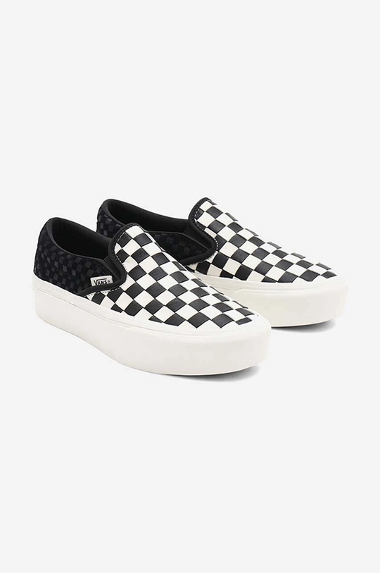 black Vans plimsolls UA Classic Slip-On