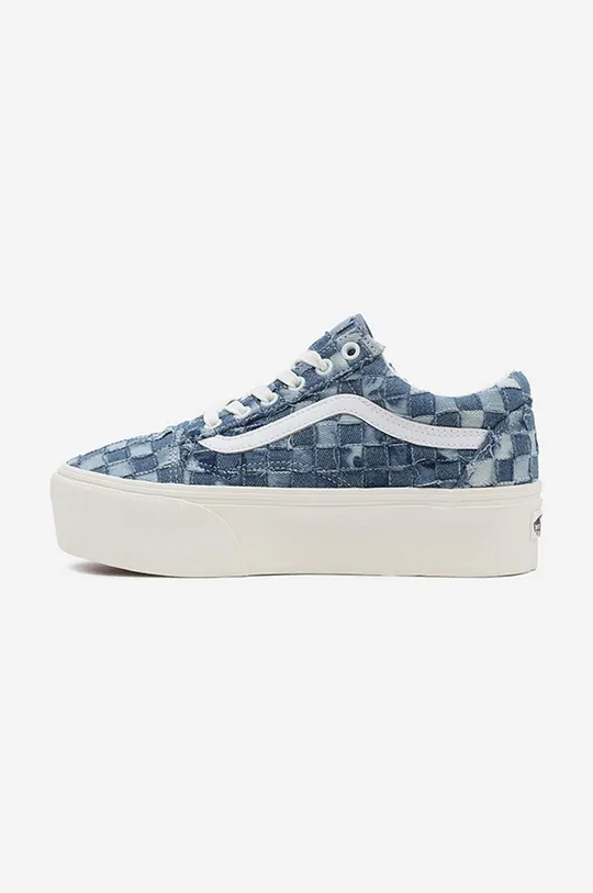 Vans plimsolls Old Skool Stackfor  Uppers: Textile material, Natural leather Inside: Synthetic material, Textile material Outsole: Synthetic material