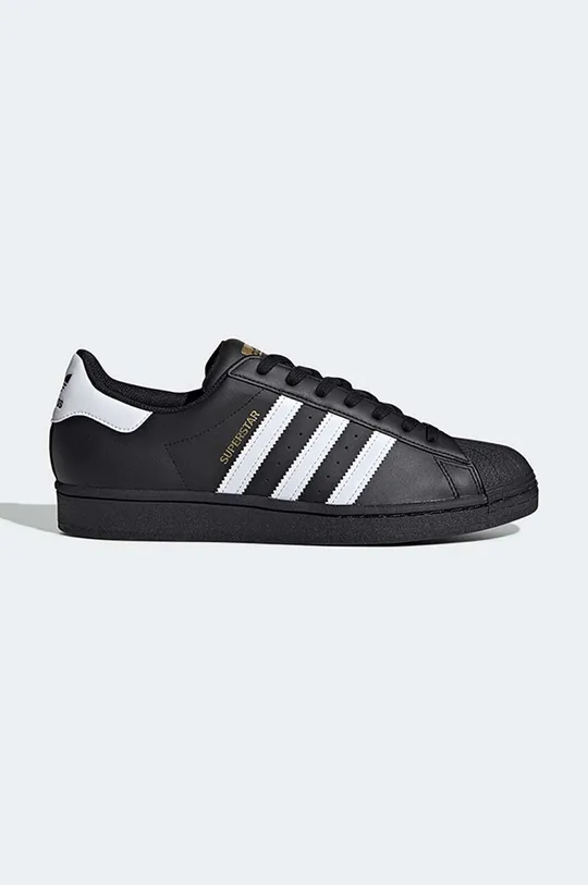 crna Kožne tenisice adidas Originals Superstar 2.0 Unisex