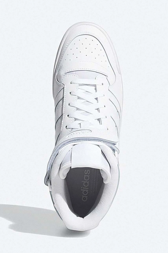 white adidas Originals leather sneakers Forum Mid