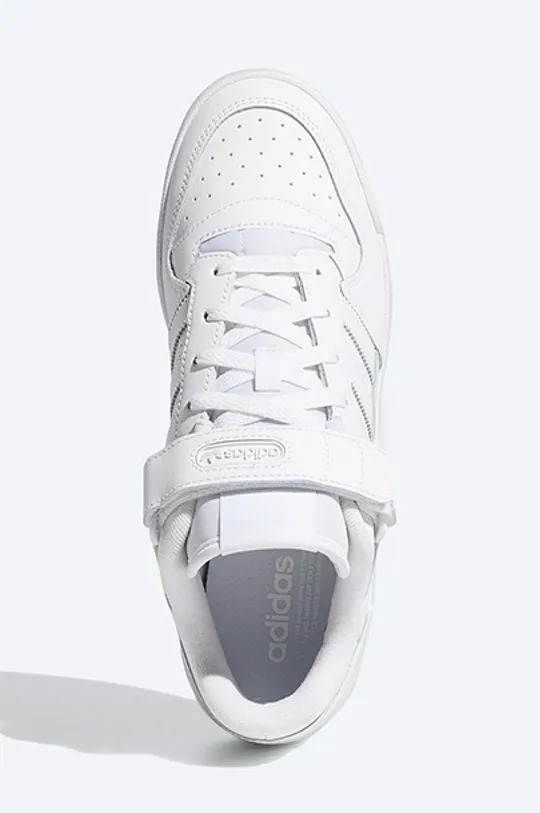 white adidas Originals leather sneakers Forum Low
