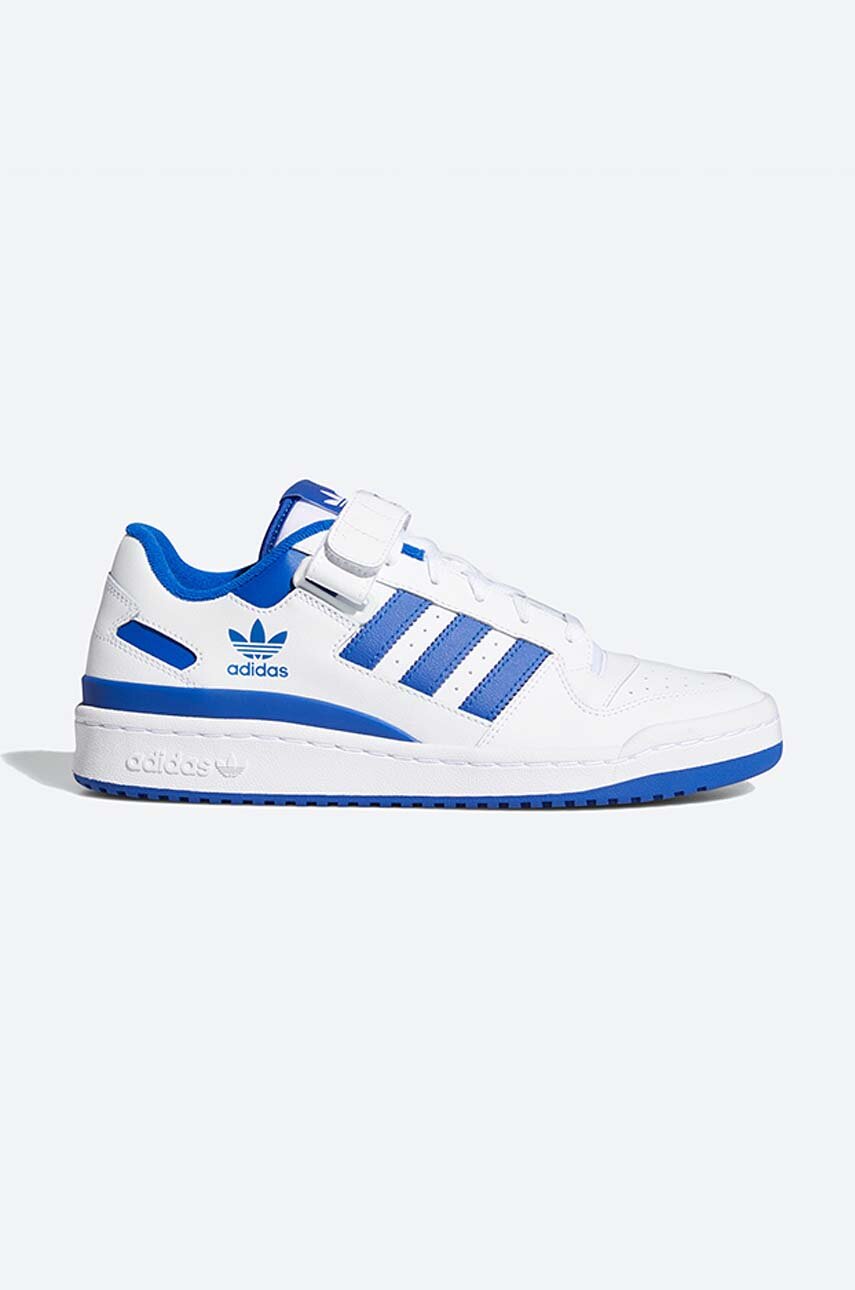 λευκό Δερμάτινα αθλητικά παπούτσια adidas Originals Forum Low Unisex