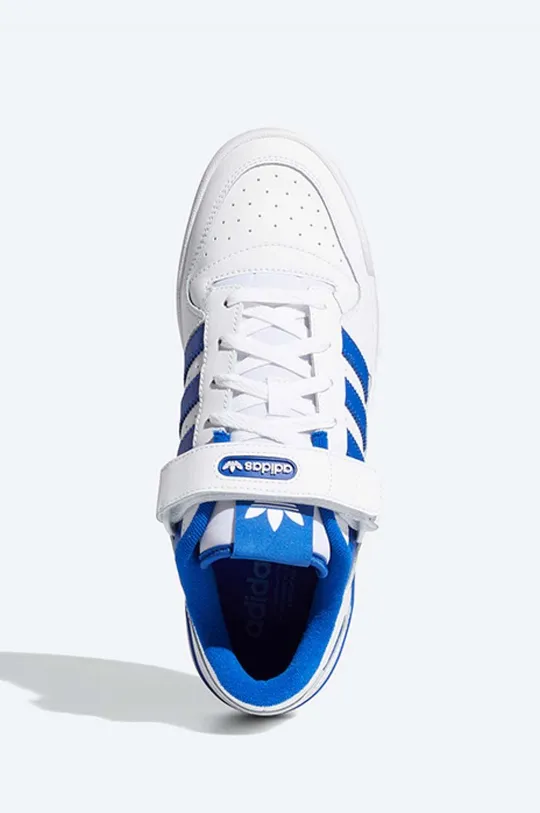 biały adidas Originals sneakersy skórzane Forum Low